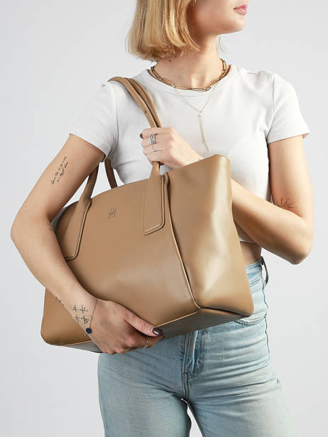 Schoudertas Th Essential Tommy hilfiger Bruin th essential AW18374 ander zicht 1